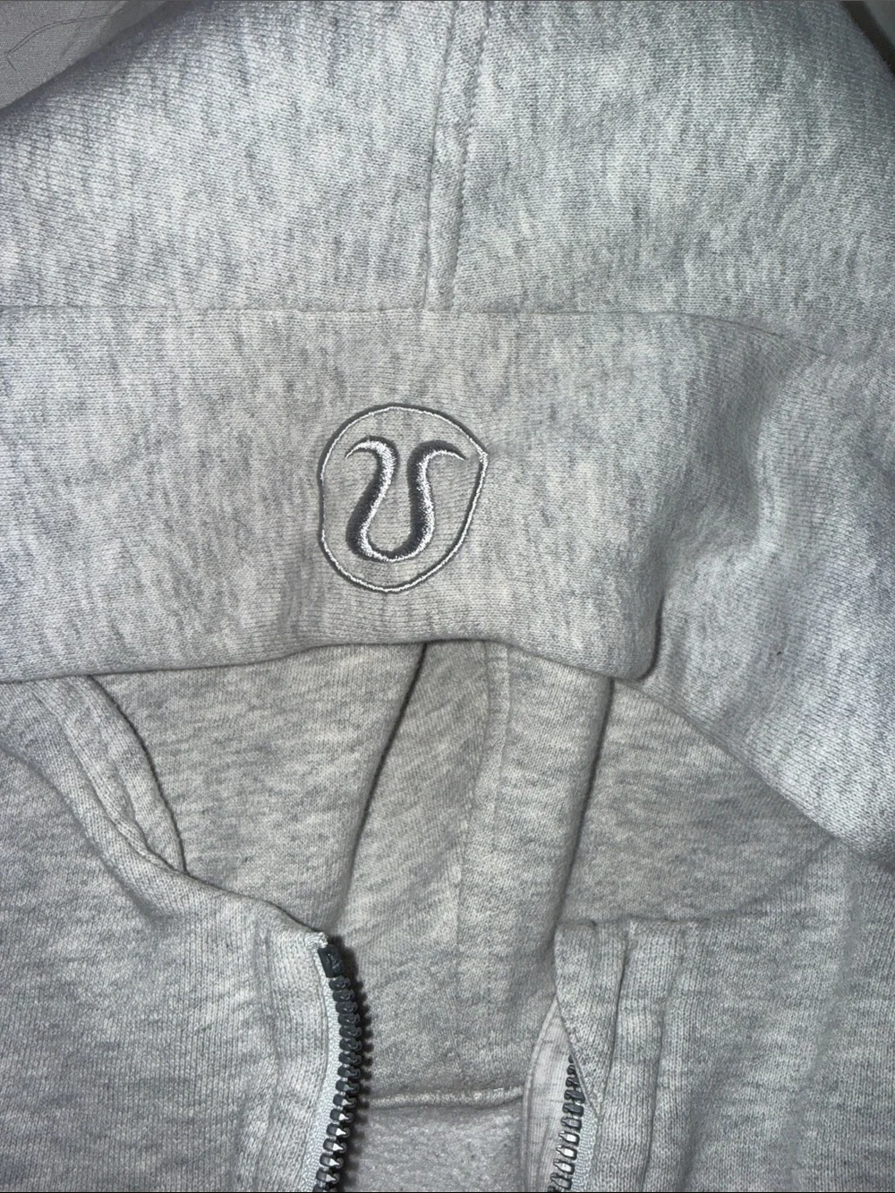 lululemon athletica Light Gray Half-Zip Hoodie - Picture 3 of 4